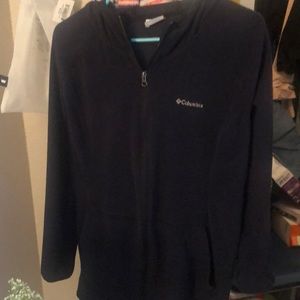 Columbia black fleece large